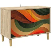 Syfax TV-Schrank BONN 69 x 33 x 50 cm Sonoma Holzwerkstoff