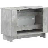 vidaXL Waschbeckenschrank EDE Betongrau 82 x 41 x 59 cm Holzwerkstoff