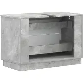 vidaXL Waschbeckenschrank HOORN Betongrau 82 x 41 x 56 cm