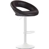 BellaFurn Olinda Barhocker Kunstleder | Farbe: Braun | Abmessungen: 53x47x80 cm