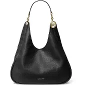 Michael Kors Umhängetasche aus Leder, Modell Ellie, groß, dreifach gefärbt, Schwarz