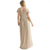 Scotch & Soda Ufu01651t Kurzarm Langes Kleid