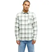 Quiksilver Langarmhemd "Motherfly Plaid", Herren, Gr. L, grün (iceberg grün motherfly), Obermaterial: 100% Baumwolle., Hemden Langarmhemd