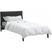 vidaXL Bettdecke 135 x 220 cm Frühling, Herbst Feder Weiß Atmungsaktiv