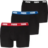 Puma Boxershorts "MEN EVERYDAY BASIC BOXERS 3P" Komfortabler elastischer Logobund