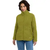 Jack Wolfskin - Women's High Curl Jacket - Fleecejacke Gr L oliv