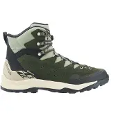 Lowa Explorer GTX Mid wasserdichte und komfortable Herren Wanderschuhe mit griffiger Vibramsohle und Goretex Dunkelgrün/Panna EU 46,5
