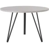 Idohome - RIO Runder Couchtisch Ø 67 cm, Farbe: Schwarz/Kaschmir