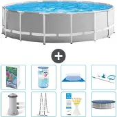 Intex Prism Frame Pool Rund - 457x122 cm - 7-teilig S542