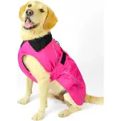 Dryrobe Dog Coat Hundemantel Pink Schwarz XL