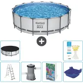 Bestway Steel Pro MAX Rund - 488x122 cm - 5-teilig S662