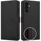 Tech-Protect Geldbörsenhülle für das Galaxy A57 5G, Schwarz/Rot