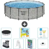 Bestway Steel Pro MAX Rund - 488x122 cm - 6-teilig S526