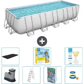 Bestway Power Steel Rechteckig - 640x274x132 cm - 6-teilig S529