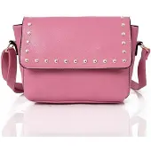 HARAHU Frey Handtasche Rosa - Elegante Damenhandtasche mit Goldakzenten KP6037
