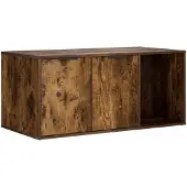 vidaXL Katzenkiste Möbel Räuchereiche 100 x 49 x 45 cm Holzwerkstoff