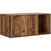 Syfax Katzenkiste Möbel Altholz 100 x 49 x 45 cm Holzwerkstoff