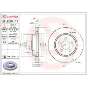 Brembo Bremsscheibe 09c00411 302mm 28mm für JEEP DODGE