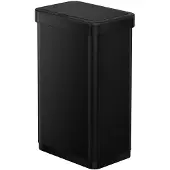 EKO - EcoNova Sensor Abfalleimer 50 Liter - Stainless steel - Schwarz