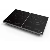 Heinner HFSHI-M2ZBTC Induktionskochplatte 3500 W, 2 Kochzonen, Touch, Schwarz