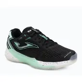 Joma Herren Rapid TRAPS2601C Halbschuhe Schnürer Textil Türkisfarbig Weiß Schwarz mit Gummi Sohle