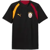 Puma Fußballtrikot "GSK TRAINING JERSEY", Herren, Gr. M, schwarz (schwarz, summer sunset), Web, Obermaterial: 100% Polyester, unifarben, slim fit normal, Rundhals, Trikots Fußballtrikot