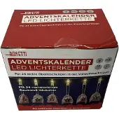 Bonetti Adventskalender LED Lichterkette 24 kleine Überraschungen