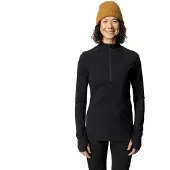 Houdini W's Desoli Thermal Half Zip II true black (900) S
