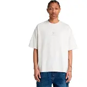 Timberland Mens Heavyweight Short Sleeve Tee vintage white M