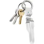 SBS Netz und Ladekabel USB - Lightning mit Schlüsselanhänger