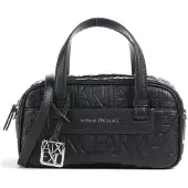 Armani Exchange Exchange A|X Women's Liz pebble bauletto, BLACK, small size