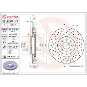 Brembo Bremsscheibe 09.8004.7X, 1 Stück
