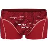 Ein schöner Fleck Erde Boxershorts Wilder Mann Karminrot karminrot S