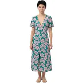 Billabong Sommerkleid "Your Girl", Damen, Gr. XS, bunt (deep lagoon), Obermaterial: 100% Viskose., Kleider Sommerkleid