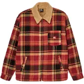 Quiksilver - DNA Sherpa Harrington Jacket - Freizeitjacke Gr XL rot