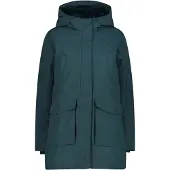 CMP Damen Winterjacke Padded Parka FIX Hood Grün 46