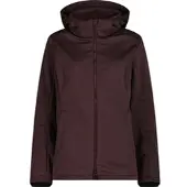 CMP Woman Jacket Zip Hood black berry mel. (C599) 40