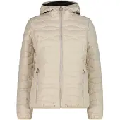 CMP Steppjacke "WOMAN JACKET FIX HOOD" mit Kapuze mit Kapuze, sportlicher Stil, aus Polyester