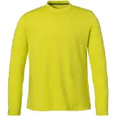 Schöffel Funktionsshirt SCHÖFFEL "CIRC Longsleeve Style Smue MNS", Herren, Gr. 50, gelb (5004, gelb), Oberstoff: 100% Polyester, Rundhals, Shirts Funktionsshirt