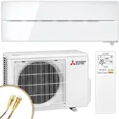 Mitsubishi Split Klimaanlage Set | MUZ/MSZ-LN25VG3W | 2,5 kW | Quick-Connect