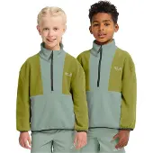 Jack Wolfskin - Kid's Colorblock Taunus Halfzip - Fleecepullover Gr 176 oliv