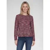Rabe Strickpullover in melierter Optik