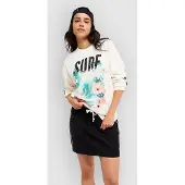 Roxy Sommerrock "Sunblazed Babe", Damen, Gr. S, schwarz (anthrazit), Obermaterial: 100% Baumwolle., Röcke Sommerrock