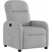 vidaXL Relaxsessel Wolkengrau Stoff