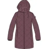 CMP Woman Padded Padded Coat FIX Hood malva (H846) 34
