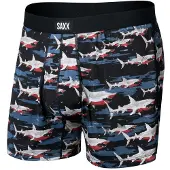 Saxx - Daytripper Boxer Brief Fly - Kunstfaserunterwäsche Gr XXL schwarz
