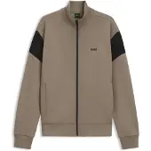 BOSS für Herren. 50563313 Braune Union-Jacke (XL), Lässig, Sportlich, Baumwolle