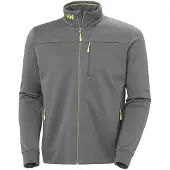 Helly Hansen für Herren. 34599 Leichtgraue Crew-Fleecejacke (M), Lässig, Polyester
