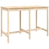 vidaXL Gartentisch 159,5x82,5x110 cm Massivholz Kiefer