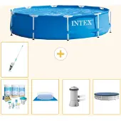 Intex Frame Pool Rund - 366x76 cm - 6-teilig S20433